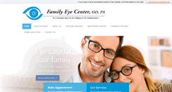 Desktop Screenshot of familyeyecenter.org
